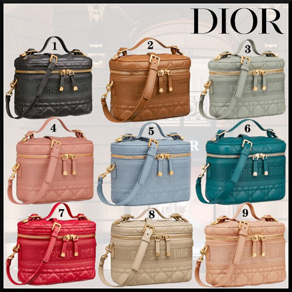 可愛いディオール TRAVEL☆スモール ヴァニティ バッグ 偽物☆S5488UNTR_M41G